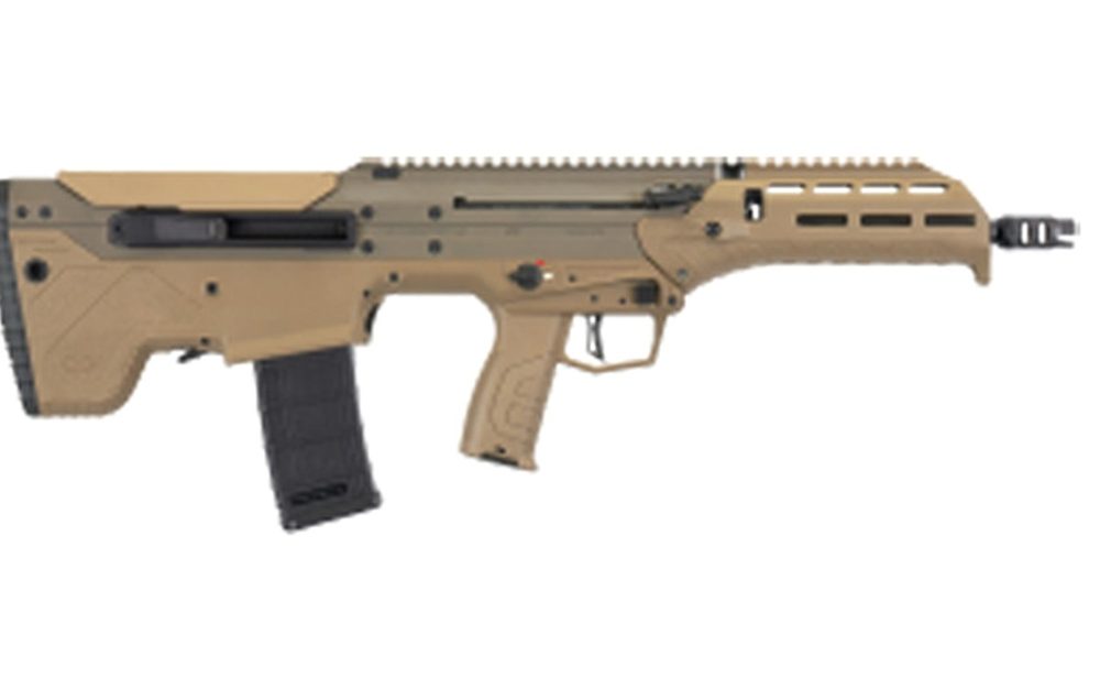 Desert Tech MDRX Bullpup Rifle, 556NATO/223, 16" Barrel, Flat Dark Earth Color. Polymer Stock, Side Eject Version, 30Rd Mag