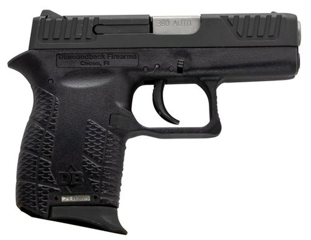 Diamondback DB380VL .380 ACP Poly Viridian Laser Black