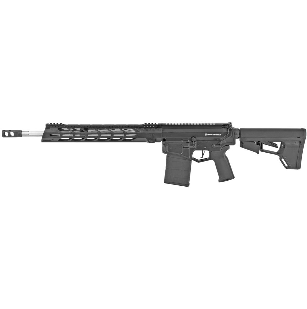 Diamondback 308 Winchester, 18" Stainless Steel Barrel, 15" M-LOK Rail, Black, 20Rd PMAG