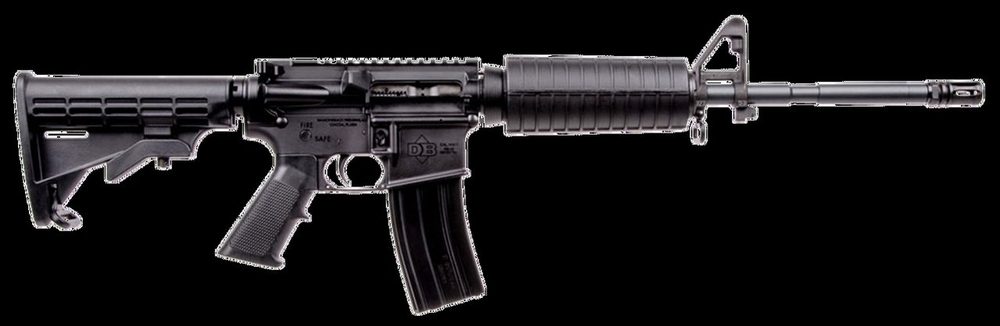 Diamondback AR-15 DB-15SB 223/5.56 Flat Top M4, Basic Black, 30 Rnd Mag