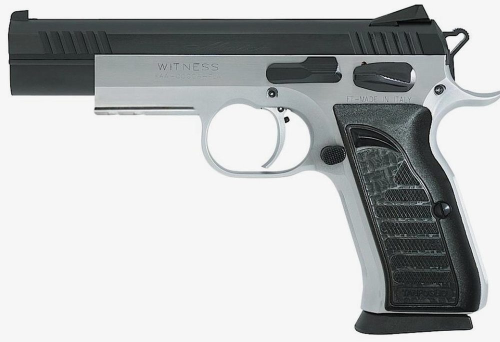 EAA Witness Elite Match, 9MM, Two Tone, 4.75" Polygonal Barrel 17 Rnd Mag