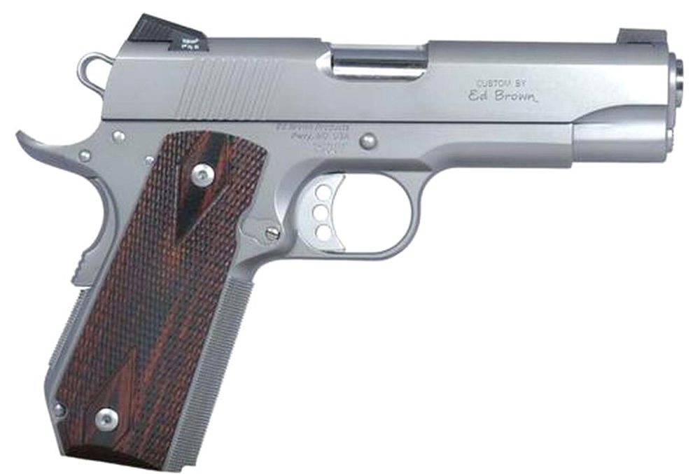 Ed Brown Executive Carry SOA 45 ACP 4" Barrel Laminate Grip 7 Rd Mag