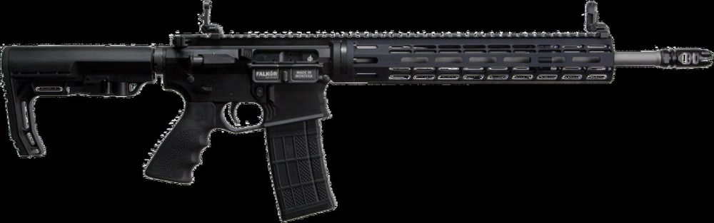 Falkor The Standard AR-15 Rifle, 223 Remington/Wylde Black, 16in Barrel