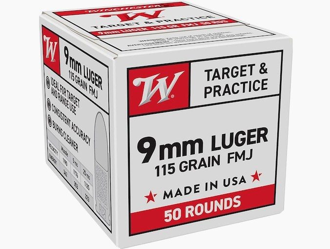 Federal Premium Personal Defense 9mm Luger +P Ammo 124 Grain Federal HST Jacketed Hollow Point 200 Rounds