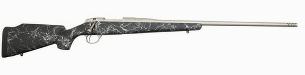 Fierce Fury, 6.5 Creedmoor, Titanium Barrel Finish, 24", SS E-Brake, Black Stock, Gray Web
