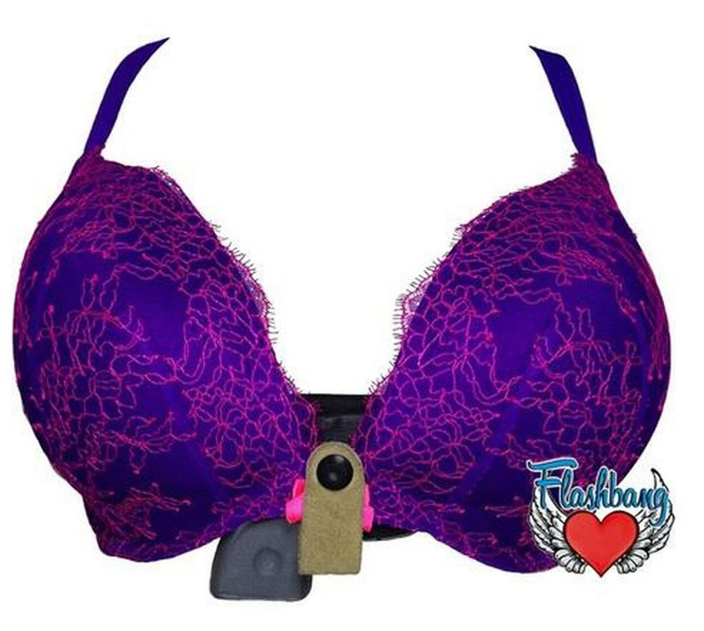 Flashbang Bra Holster For Glock 42, Black Kydex, Right Hand