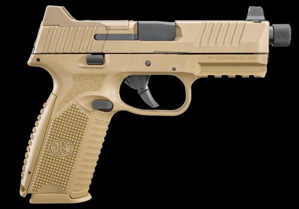 FN 509 Tactical 9mm, 4.5" Barrel, Night Sights, Flat Dark Earth, 17rd/24rd