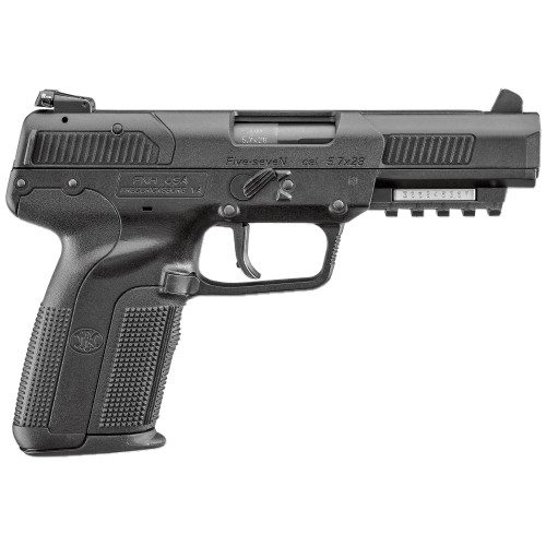FN Five-seveN 5.7x28mm, 4.8" Barrel, Black, Adjustable Sights