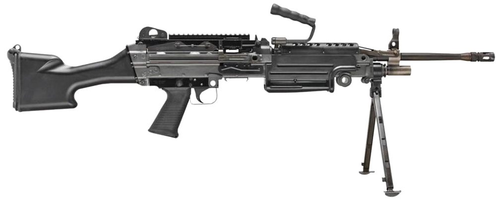 Fn M249S SAW Military Collector 5.56mm, 18.5" Barrel, Black, 30rd