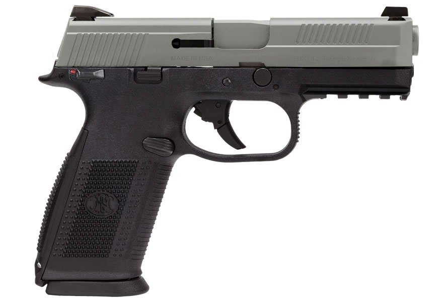 FNS-40 40 S&W Striker-Fired Pistol with Stainless Slide and Night Sights