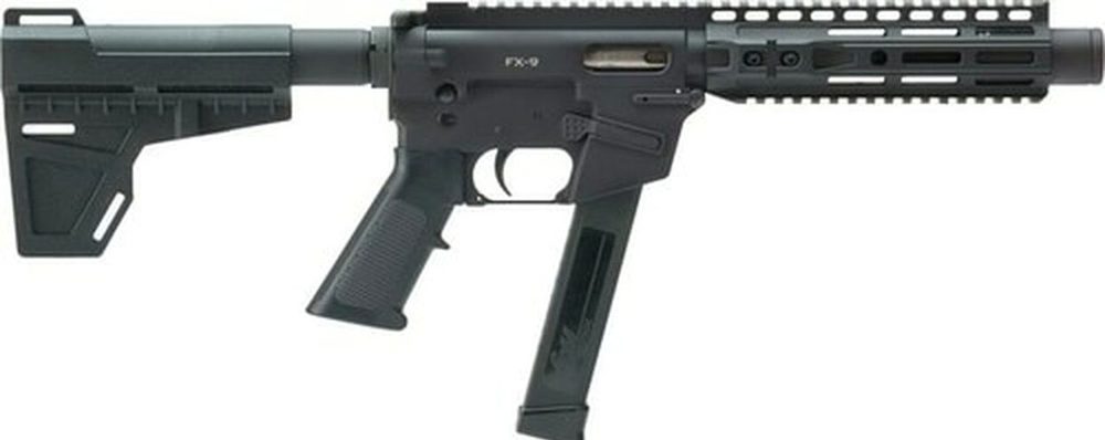 Freedom Ordnance FX-9 Pistol 9mm, 8" Barrel 33rd Mag, M-Lok, Shockwave Blade Brace