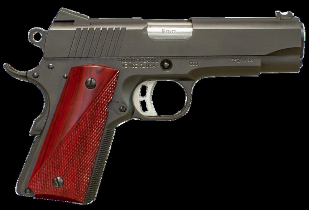 FUSION PRECISION Freedom CCO 45 ACP 5" 7rd Black Oxide Black Cocobolo Grip