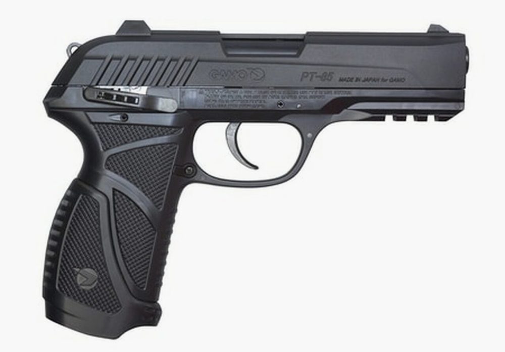 Gamo PT-85 Blowback Air Pistol, .177, Pellet, Fixed Sights, Black, 16rd