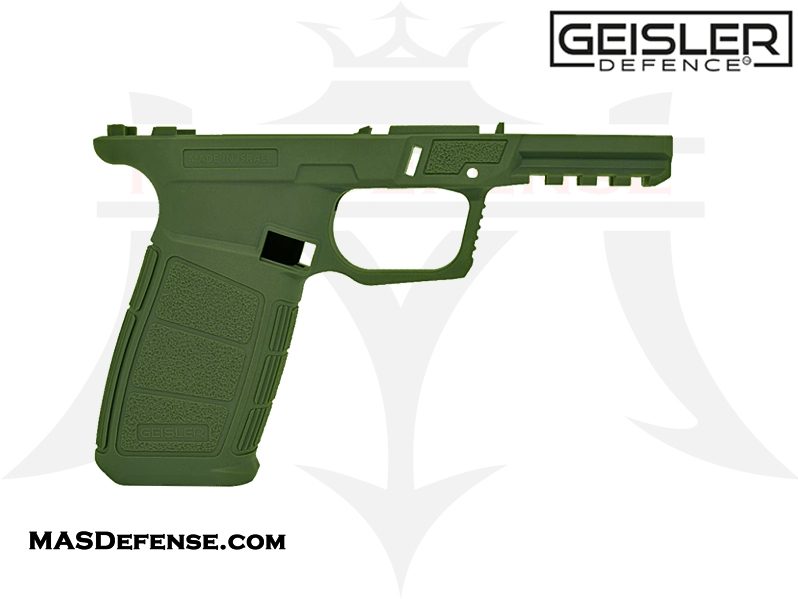 Geisler Defence 80% 19X V2 Pistol Frame Kit with Rails and Jig - OD Green
