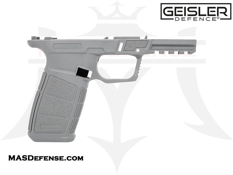 Geisler Defence 80% 19X V2 Pistol Frame Kit with Rails and Jig - Gray Polymer