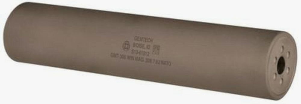 Gemtech Dagger Titanium .300WM 8.8 Inches Black Cerakote Finish Thread Mount 5/8-24 TPI - All NFA Rules Apply
