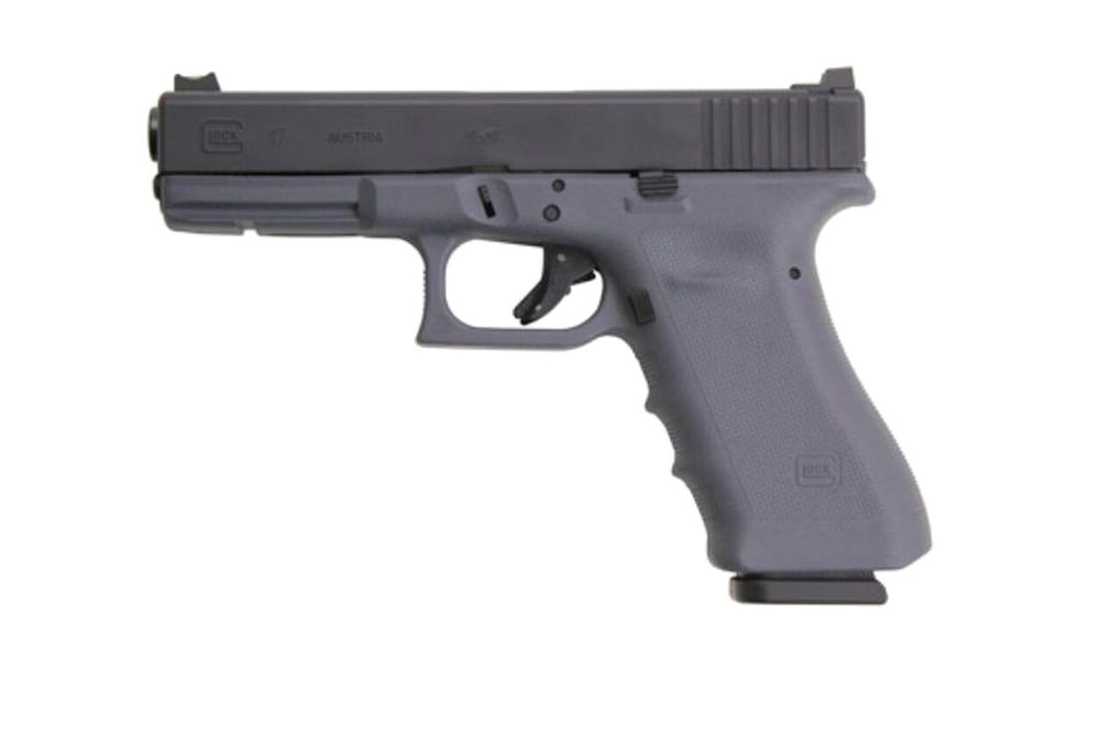 Glock 17 Vickers Tactical Custom 9MM Gray Finish, 2 17 Rd Mags