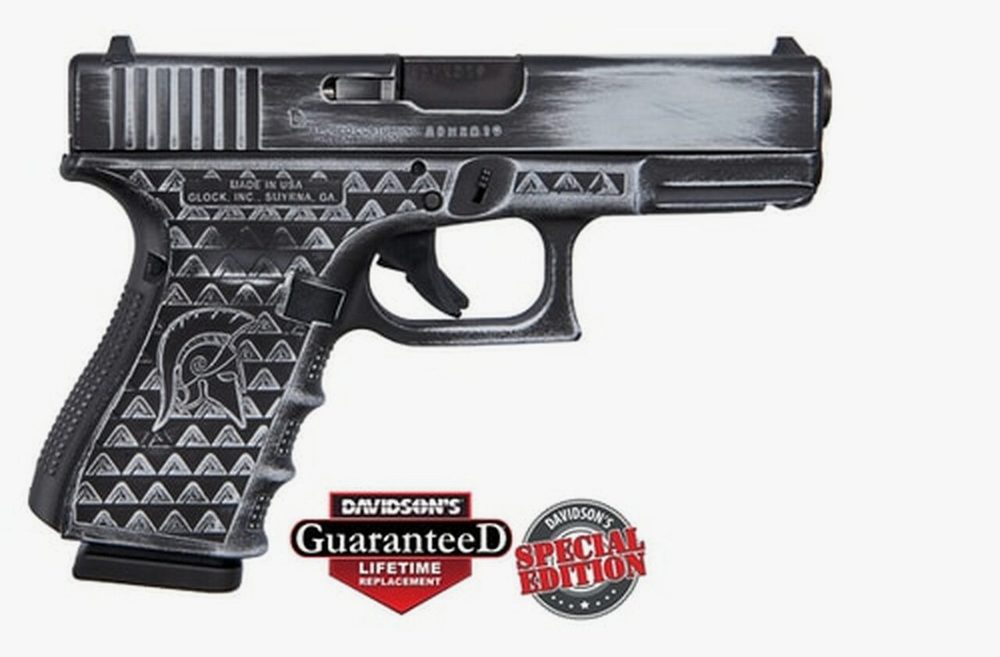 Glock 19 Gen 4 Battleworn Apollo Stipple Cerakote Finish 9mm 4" Barrel 3x15rd Mags