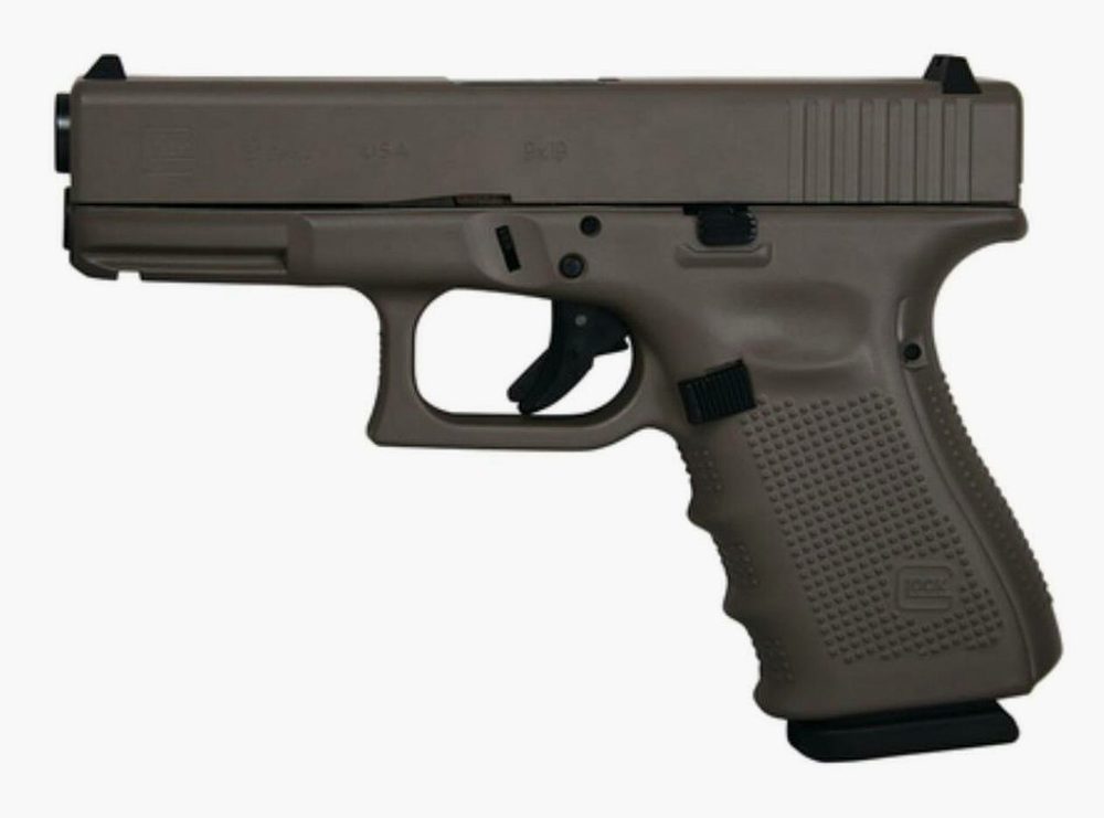 Glock 19 Gen4 9mm 4" Barrel Cerakote Elite Sand Finish USA Made 15rd Mag