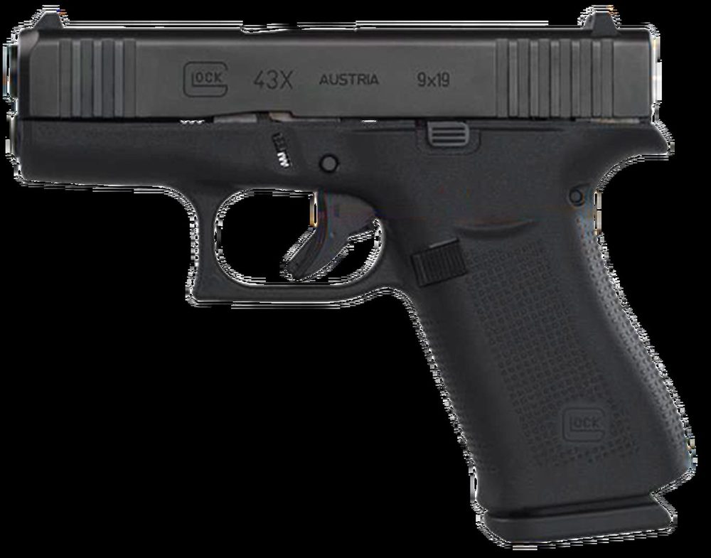 Glock 43X 9mm, 3.41" Barrel, AmeriGlo Night Sights, 2x10rd Mags
