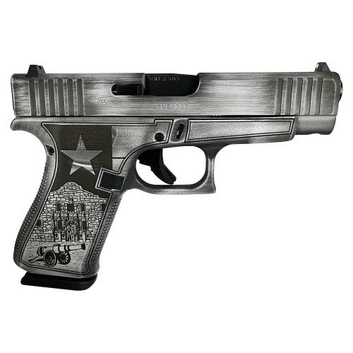 Glock 48 Custom "Texas Silver" 9mm, 4.17" Barrel