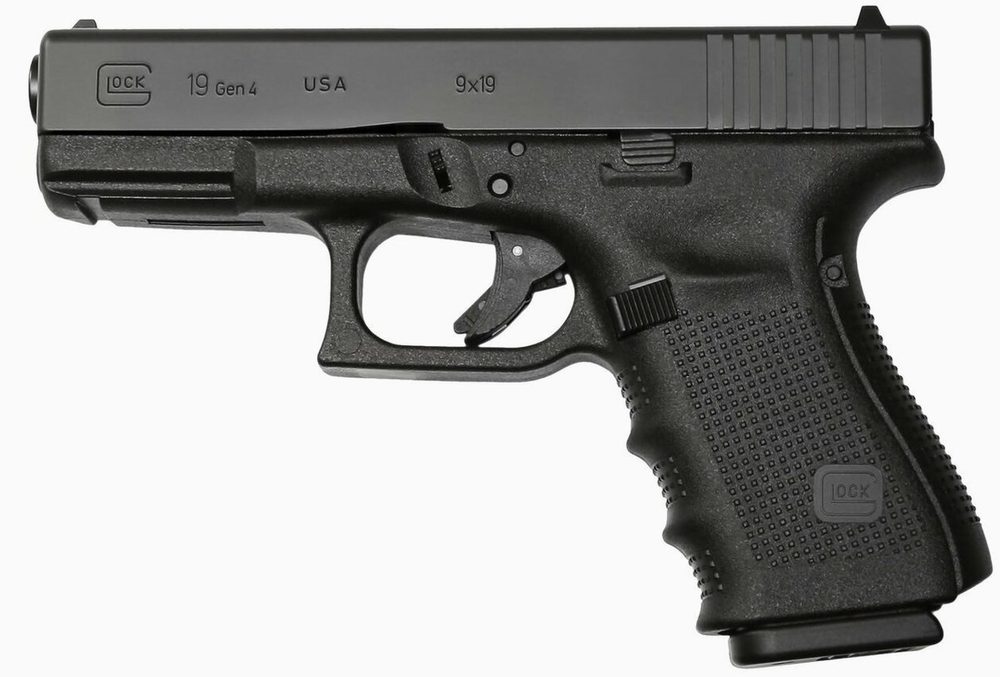 Glock G19 Compensated G4 9mm, 4" Barrel, Fixed Sights, Tennifer, 15rd