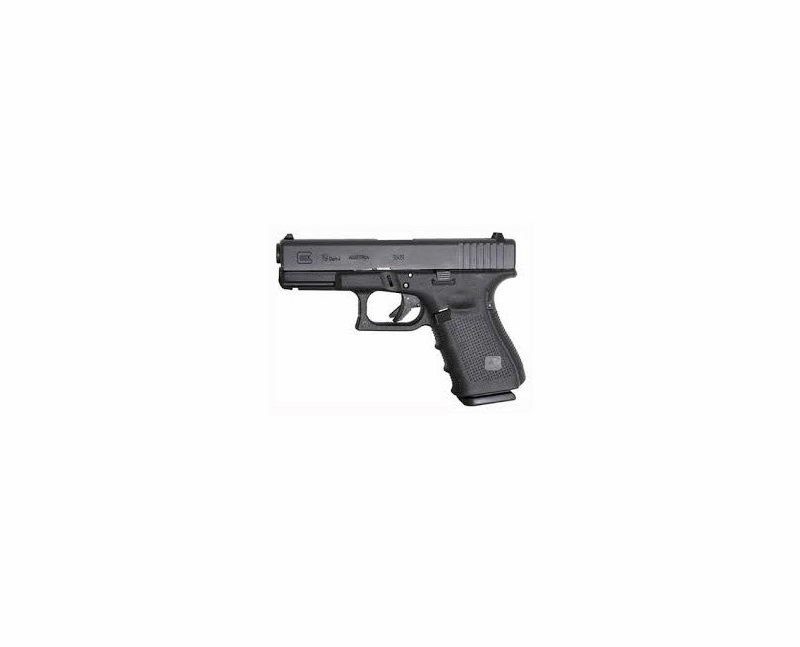 Glock G19 Gen3 USA 9mm, 4.01" Barrel, Fixed Sights, Black, 15rd