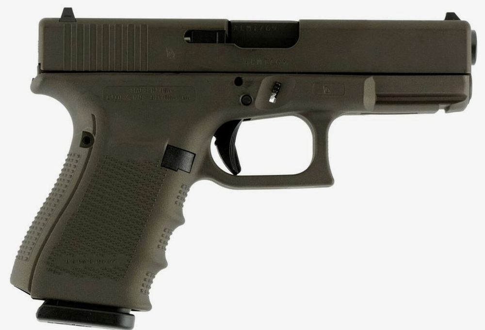 Glock G19 Gen4 9mm, 4" Barrel, Midnight Bronze Finish 15rd Mag