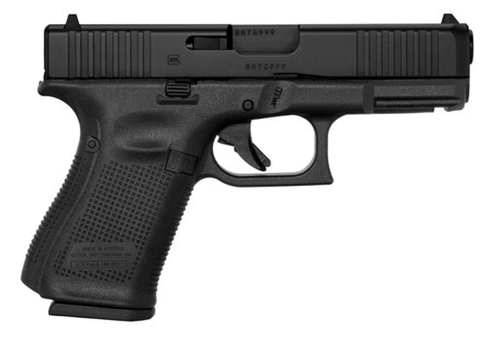 Glock G19 Gen5 9mm, 4.02" Barrel, Fixed Sights, 10rd