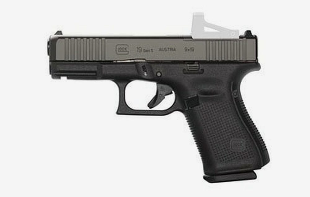 Glock G19 Gen5 M.O.S. 9MM, 4" Marksman Barrel, Fixed Sights, Ambi Slide Stop, Flared Mag Well, 10rd Mag