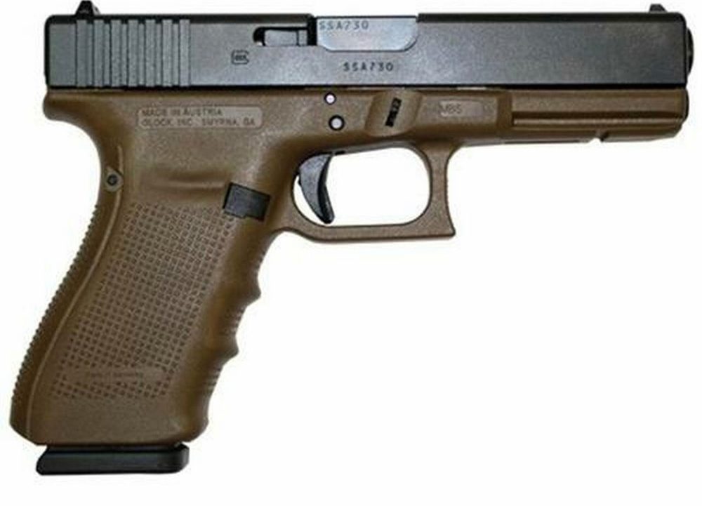Glock G20 Gen4 10MM Flat Dark Earth Frame, 3 15 Rnd Mags