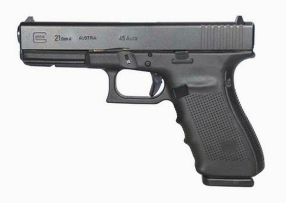 Glock G21 Gen4 .45 ACP, 4.6" Barrel, Fixed Sights, Black, 3x13rd Mag