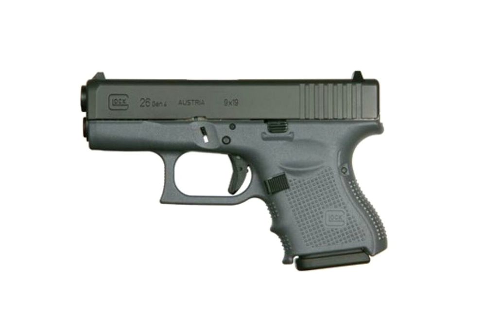 Glock G26 G4 9mm 3.4" Barrel Full Gray Cerakote Finish 10rd Mag