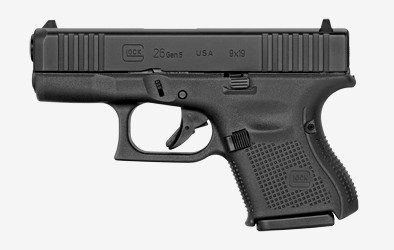 Glock G26 Gen4 9mm 3.5" Barrel Standard Fixed Sights, 3 10 Round Mags