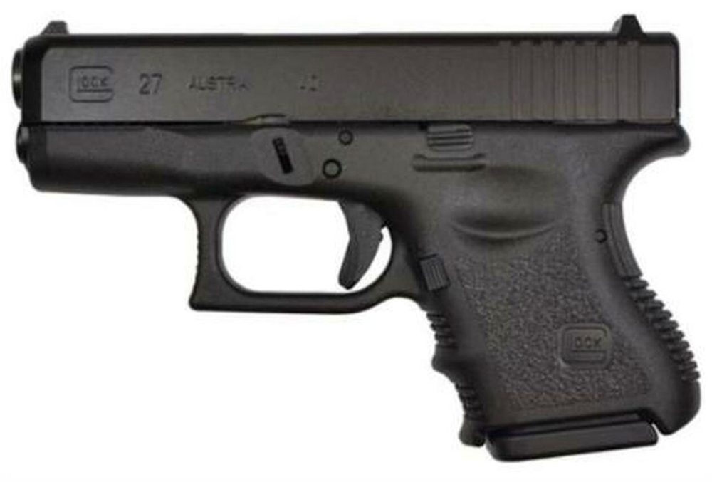 Glock G27 Standard 40 S&W 3.46" Barrel, FS Poly Grip/Frame Black, 9rd