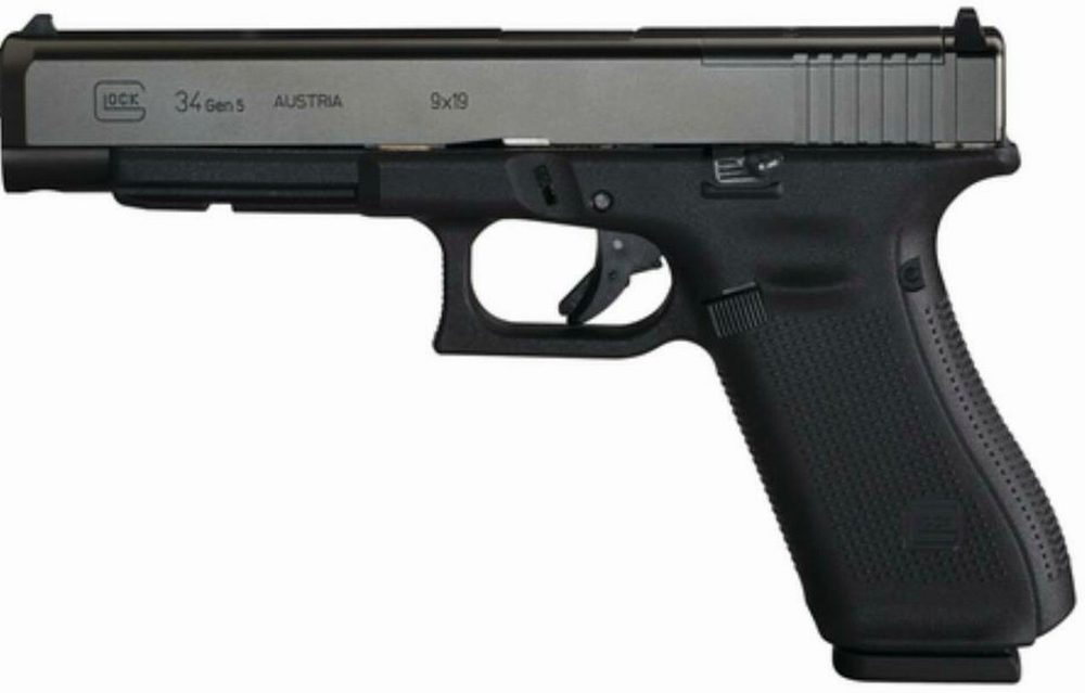 Glock G34 MOS Gen5 9mm Adjustable Sights 17rd Mag