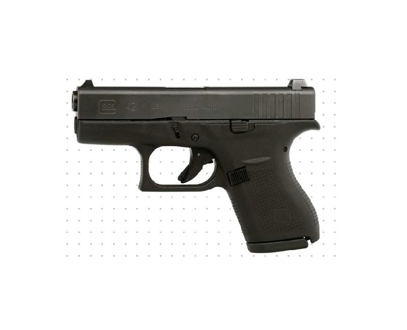 Glock G42 380 ACP 3.25" Barrel, Black, 6rd