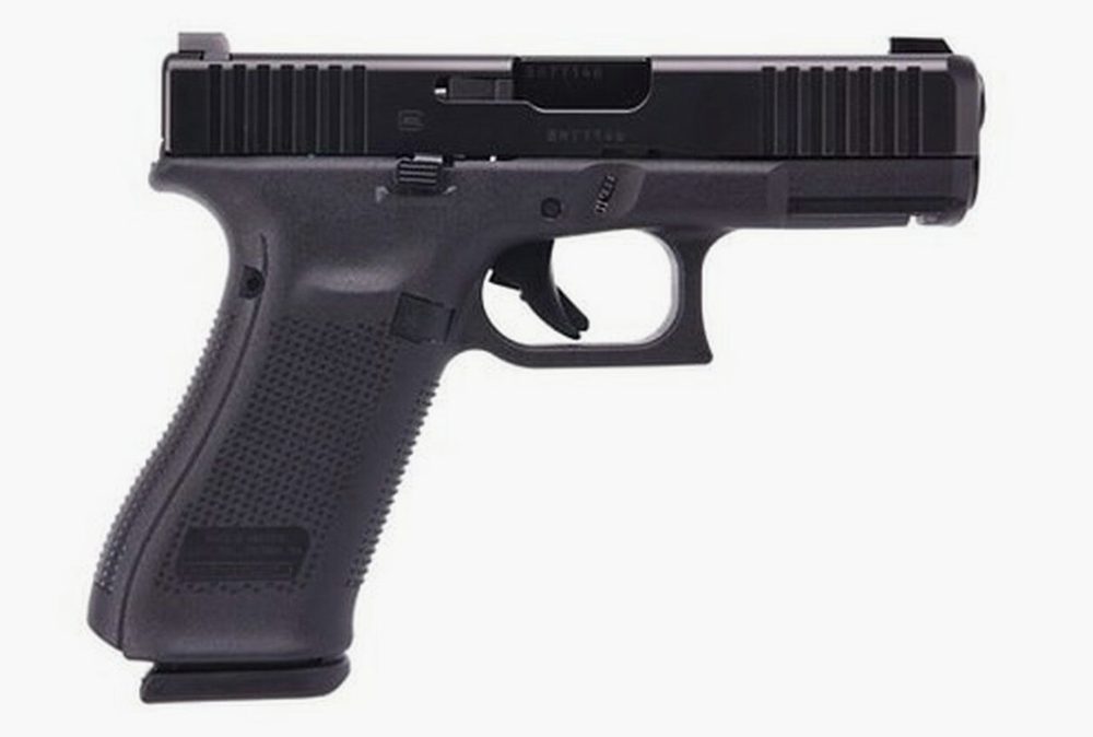 Glock G45 Compact 9MM, 4" Barrel, Ameriglo Night Sights, 3- 17Rd Mags, Front Serrations, Ambi Slide Stop, Flared Mag Well