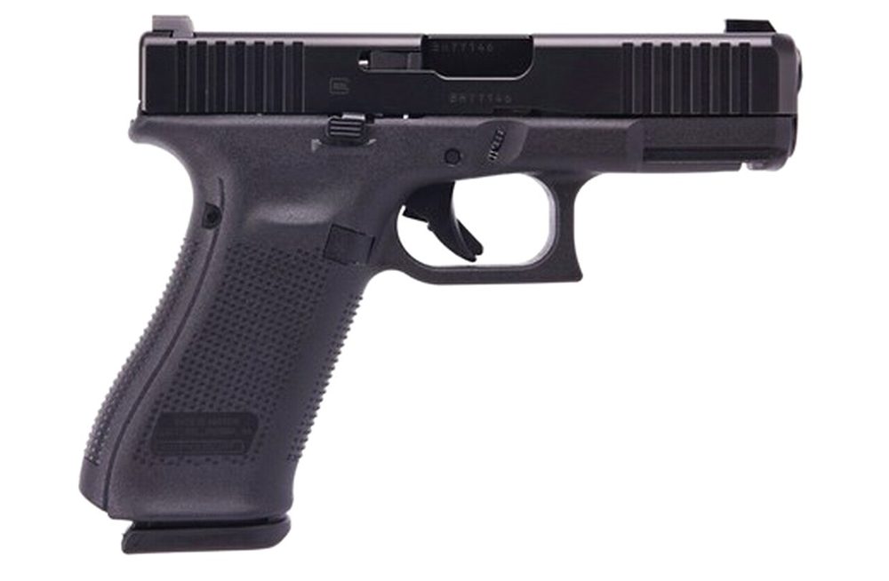 Glock G45 Compact 9MM, 4" Barrel, Glock Night Sights, 3- 17Rd Mags, Front Serrations, Ambi Slide Stop, Flared Mag Well