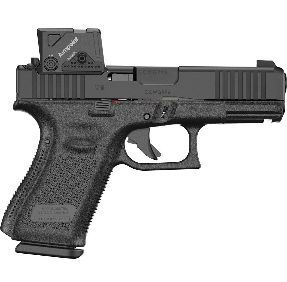 GLOCK GLOCK G19 GEN5 A-CUT (COA PACKAGE) GLOCK G19 GEN5 A-CUT  SEMI AUTO 9MM LUGER (9x19 PARA)   HANDGUNS  black