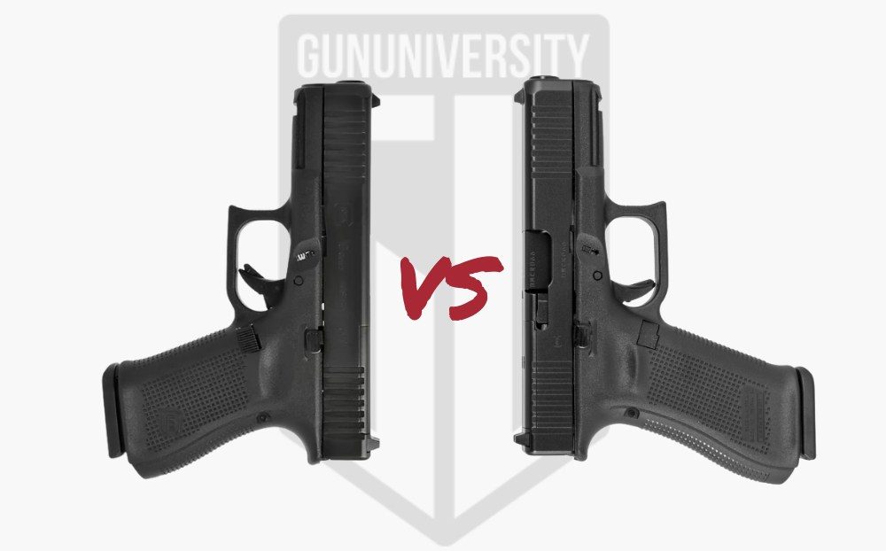 Glock G45 Gen6 9mm Pistol with 10-Round Magazine - Compact Crossover Design