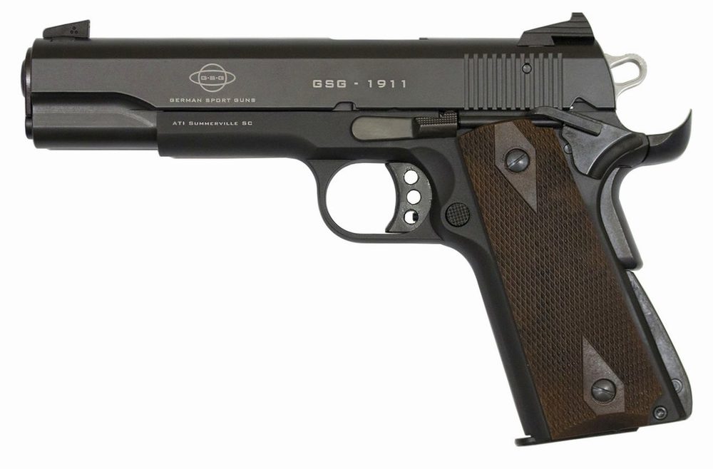 GSG 1911-22 22LR Rimfire Pistol with Faux Suppressor