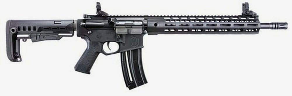 Hammerli Tac R1 AR-15 22 LR, 16" Threaded Barrel, MFT Minimalist Stock, M-LOK Handguard, Flip-Up Sights, 20Rd mag