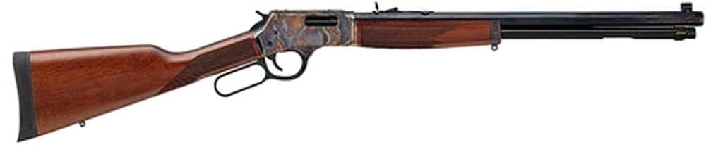 Henry Repeating Arms, Big Boy Color Case Hardened, Lever Action, 357 Mag, 38 Special, 20" Octagon Blued Steel Barrel, Straight-grip American Walnut Stock, Fully Adjustable Semi-Buckhorn Sights, 10 Round
