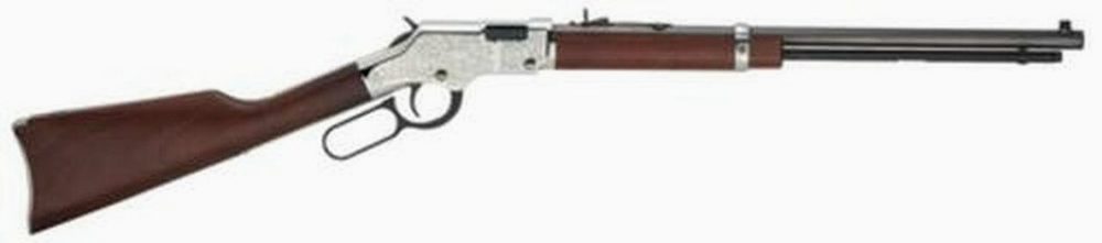 Henry Silver Eagle 22LR 20" Octagon Barrel Engraved Receiver, Fancy Walnut Stock