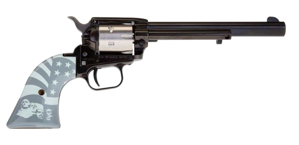 Heritage Rough Rider 2-Tone Liberty .22 LR, 6.5" Barrel, SS/Black, 6rd
