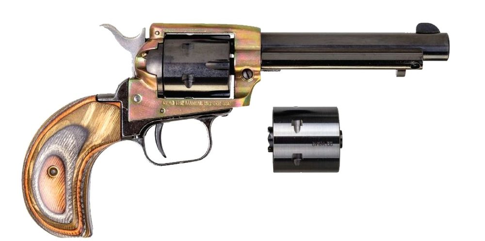 Heritage Rough Rider .22LR/.22WMR Green Camo Grip 3.5"