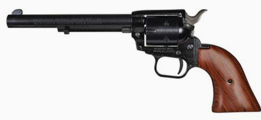 Heritage Rough Rider 22LR, 6.5" Barre,Cocobolo Wood Grip, Blued Finish, 6rd