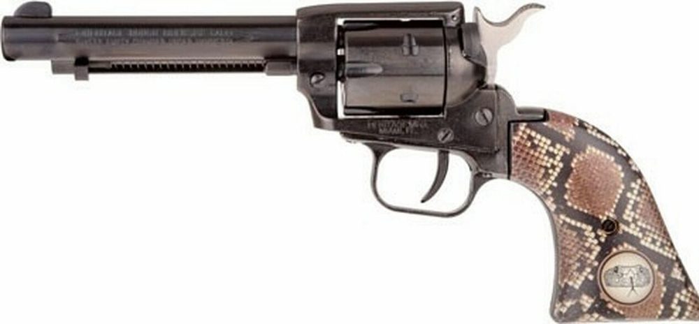 Heritage Rough Rider Revolver SAA 22 LR 4.7.5" Barrel, Snake Style Grips- TALO Exclusive