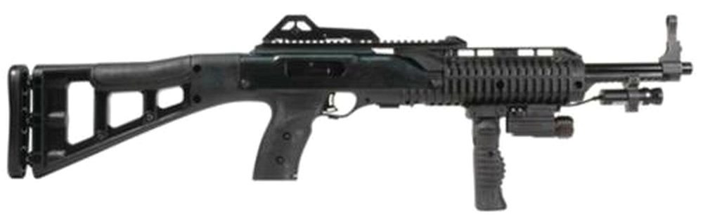 Hi-Point 45 ACP Carbine, Forward Grip, Light, Laser, & Compensator